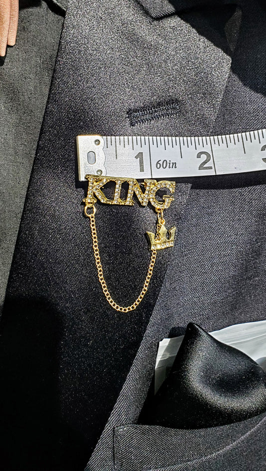 King Lapel Pin
