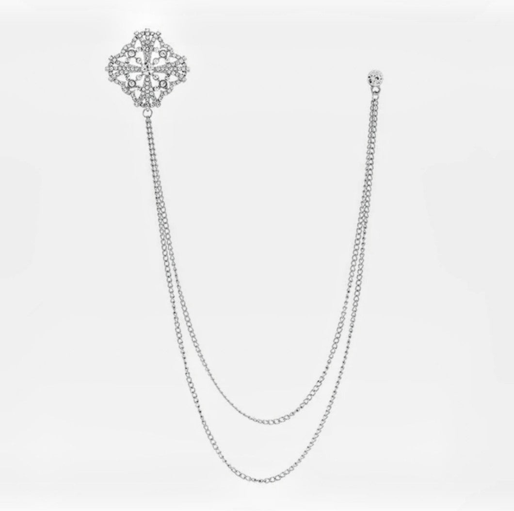 Crystal Lapel Pin