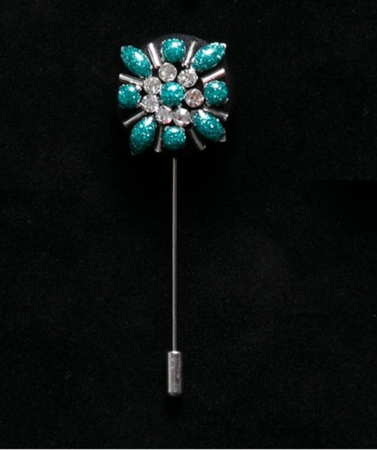 Crystal Lapel Pin