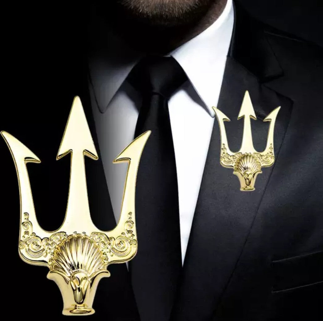 Trident Lapel Pin
