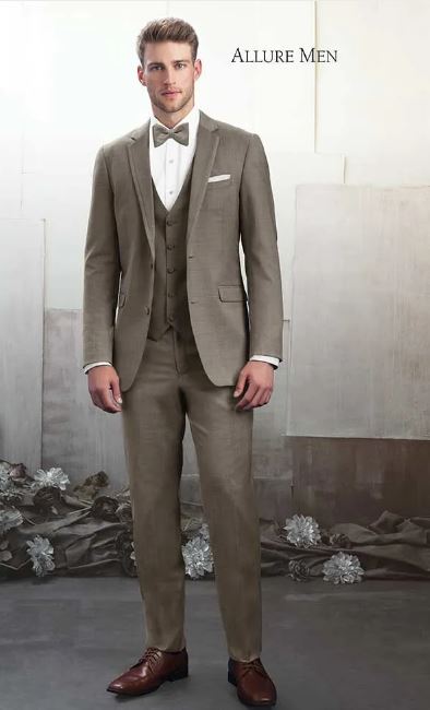 Allure Men's sandstone Beige Brunswick Tuxedo