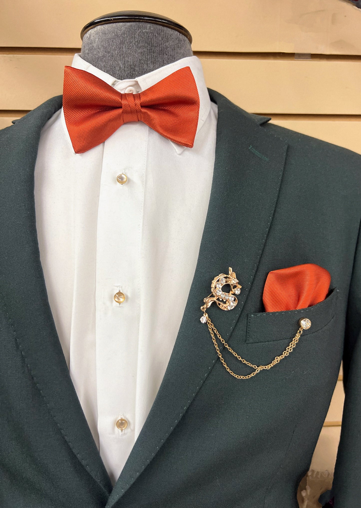 Bow Tie and Pocket Square Set