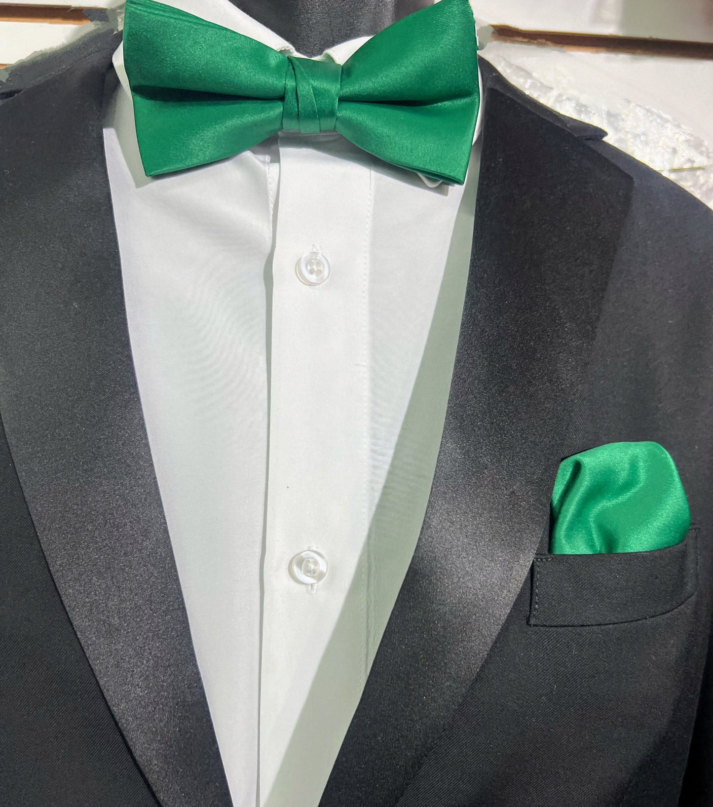 Bow Tie and Pocket Square Set