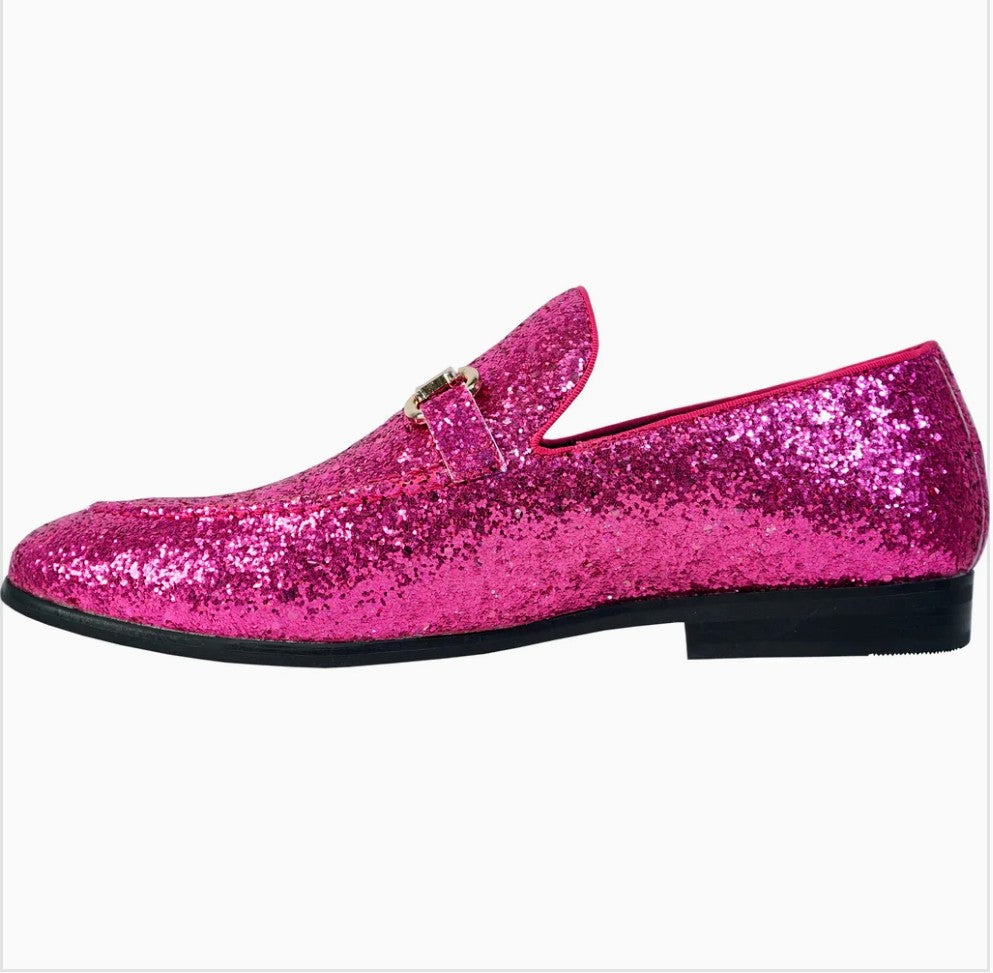 Hot pink sale mens dress shoes