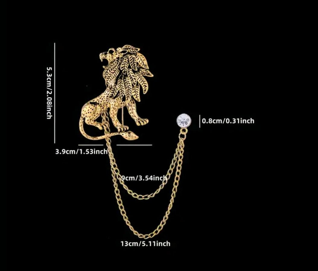 Lion Lapel Pin